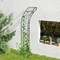 Metal Garden Arc Trellis Half Arch Outdoor Arbor Decorative Black